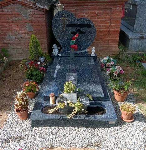 Monument Tombe Labrador Bleu